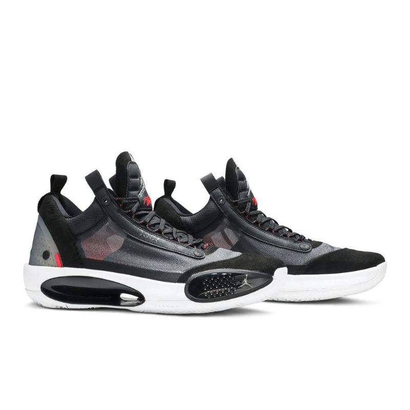 Air Jordan 34 Low Svart Grå Herresko