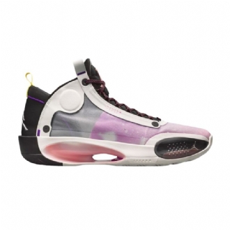Air Jordan 34 Nba Hvit Svart Lilla Herresko