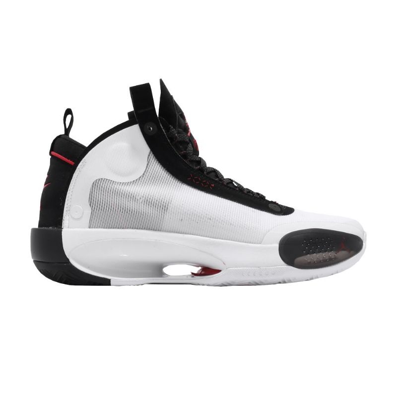 Air Jordan 34 Pf Hvit Rød Svart Herresko