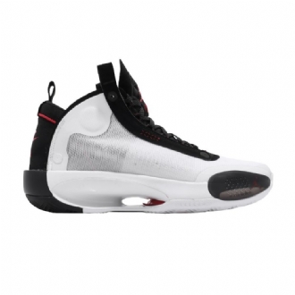 Air Jordan 34 Pf Hvit Rød Svart Herresko