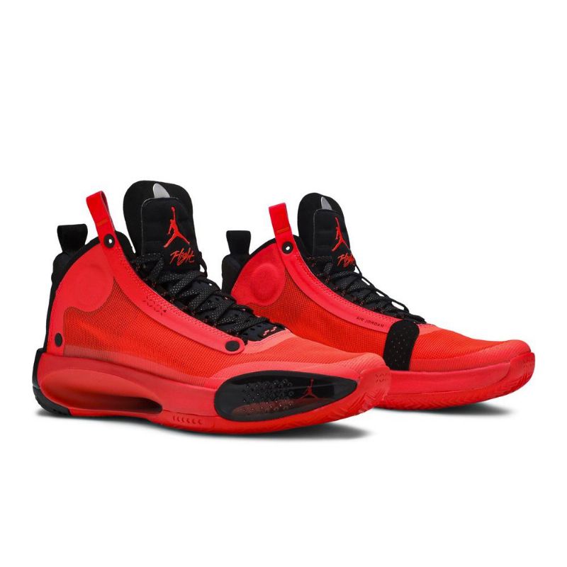 Air Jordan 34 Røde Svarte Herresko