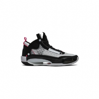 Air Jordan 34 Svart Hvit Rosa Herresko