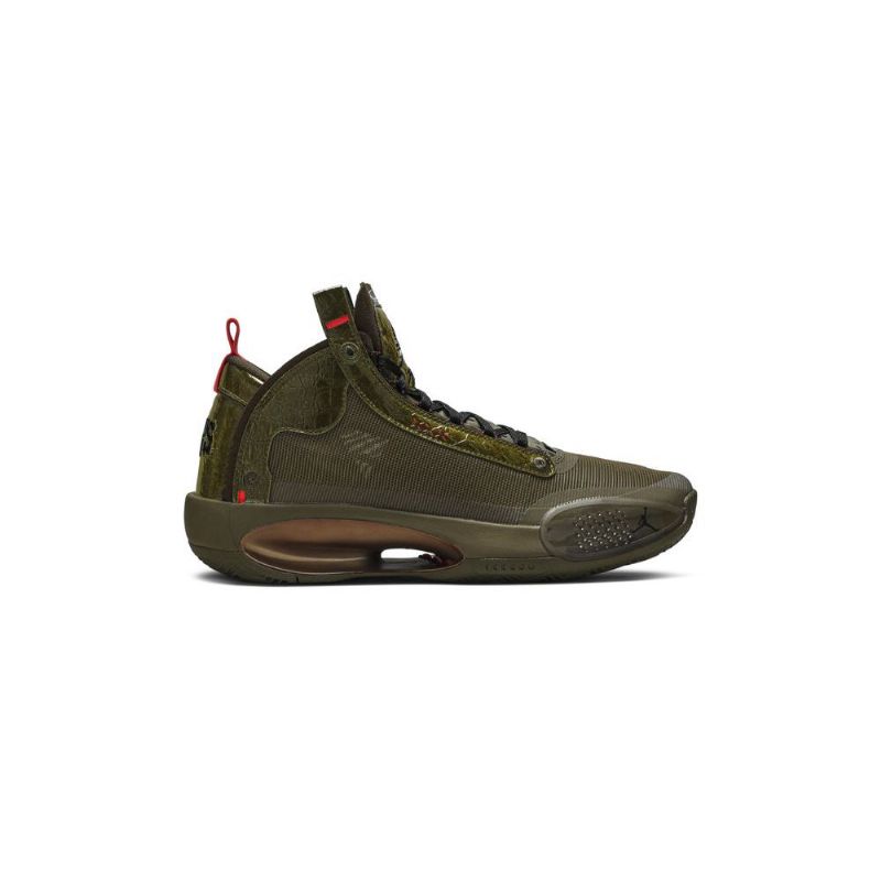 Air Jordan 34 Zion Williamson Brun Rød Herresko