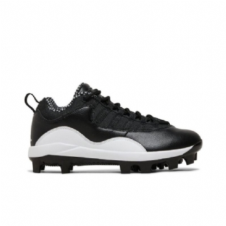Air Jordan 10 Retro Mcs Low Svart Hvit Herresko
