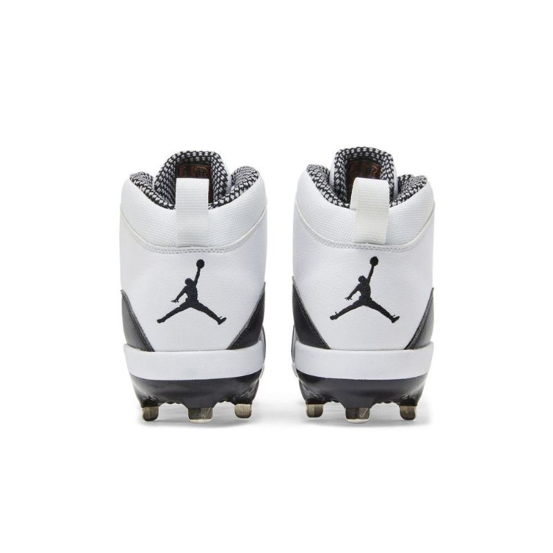Air Jordan 10 Retro Metall Hvit Svart Herresko