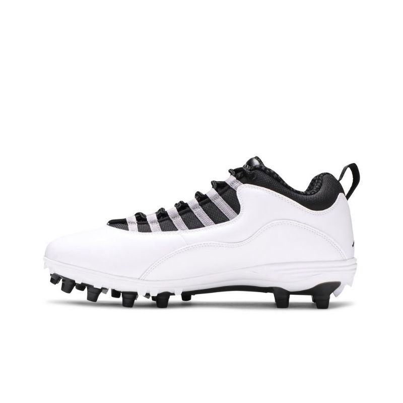Air Jordan 10 Td Lav Hvit Grå Svart Herresko