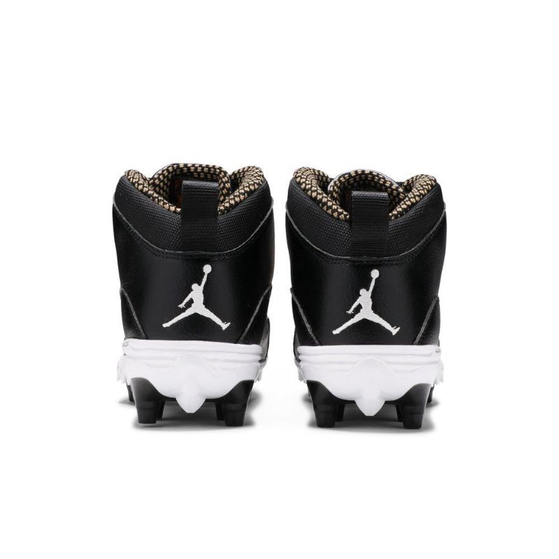 Air Jordan 10 Td Mid Svart Gull Hvit Herresko