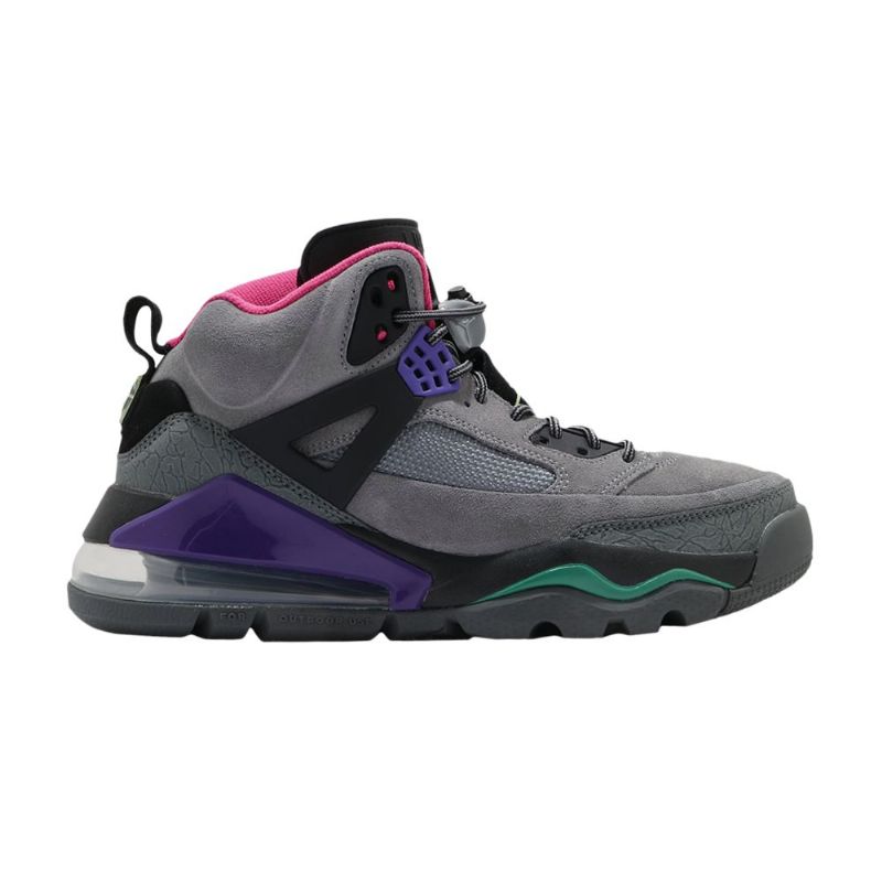 Air Jordan Spizike 270 Boot Grå Svart Rosa Lilla Herresko