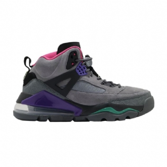 Air Jordan Spizike 270 Boot Grå Svart Rosa Lilla Herresko