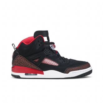 Air Jordan Spizike Svart Rød Hvit Herresko