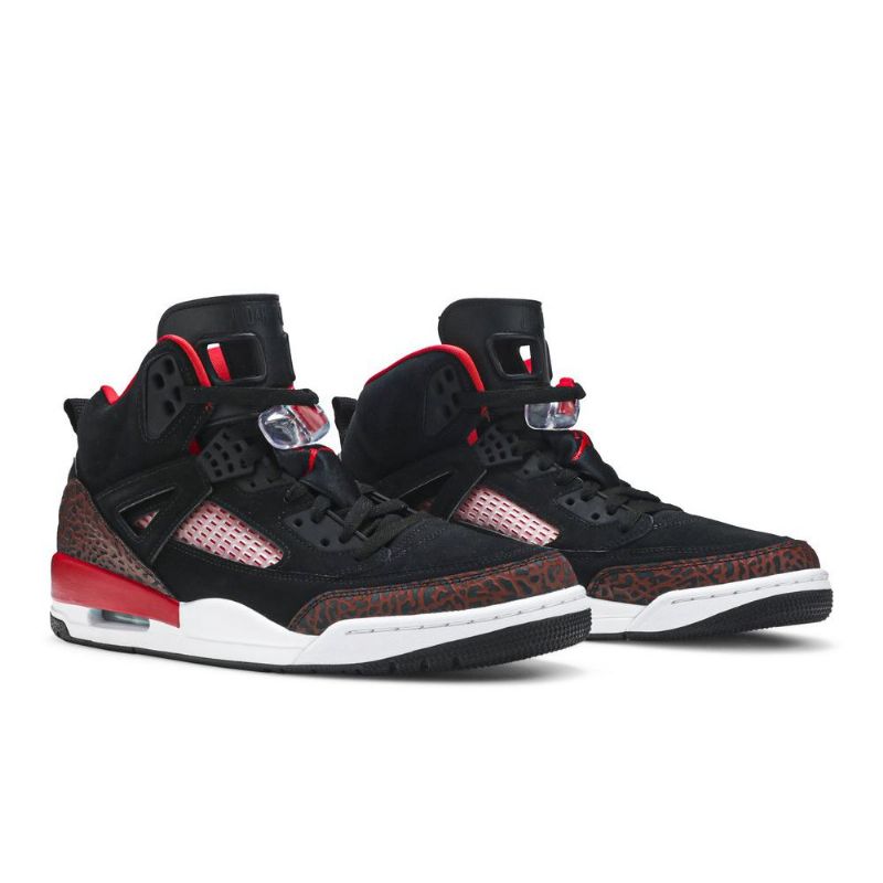 Air Jordan Spizike Svart Rød Hvit Herresko