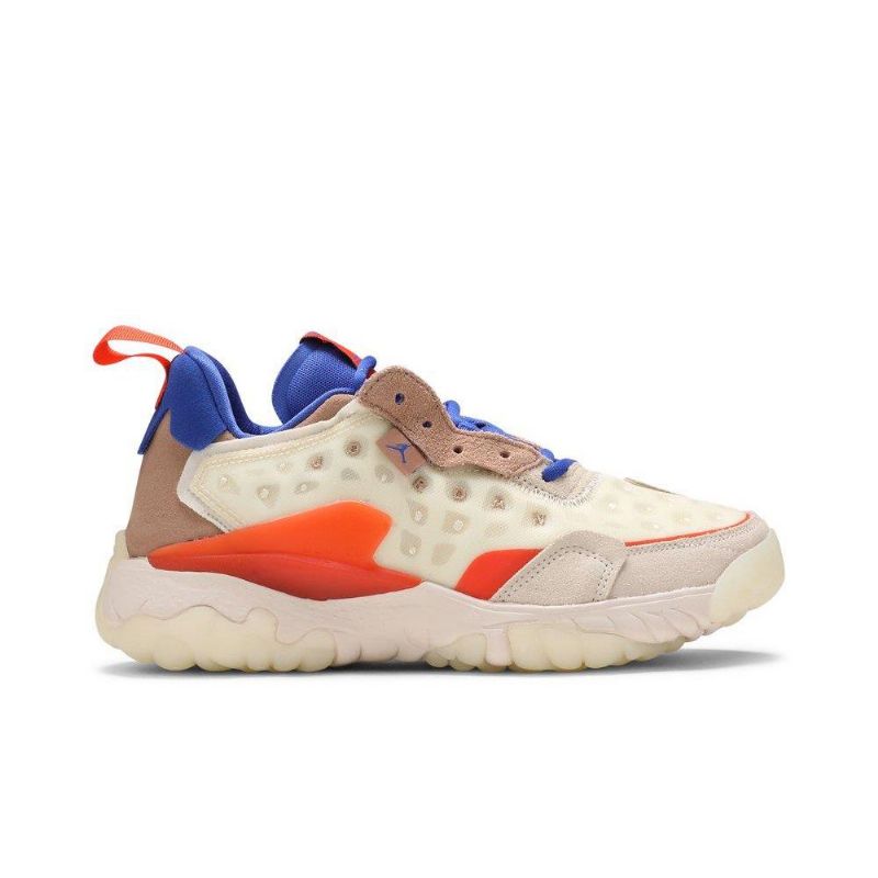 Air Jordan Delta 2 Beige Oransje Blå Brun Damesko