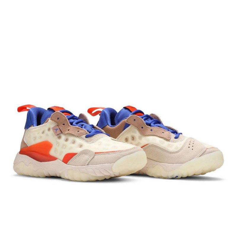 Air Jordan Delta 2 Beige Oransje Blå Brun Damesko
