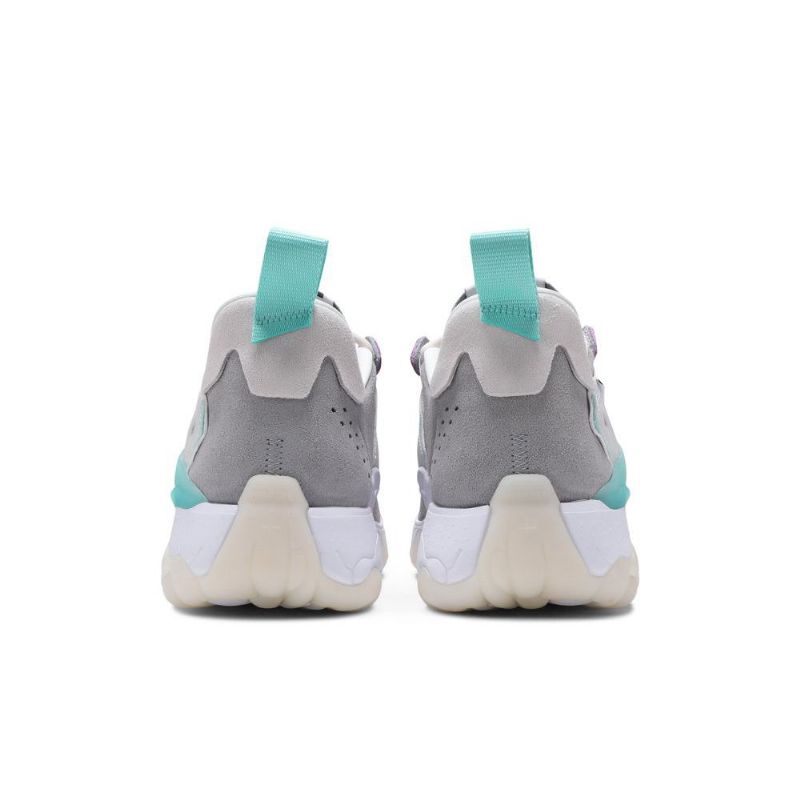 Air Jordan Delta 2 Hvit Grå Lilla Turkis Herresko
