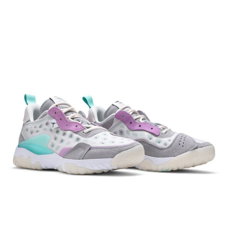 Air Jordan Delta 2 Hvit Grå Lilla Turkis Herresko