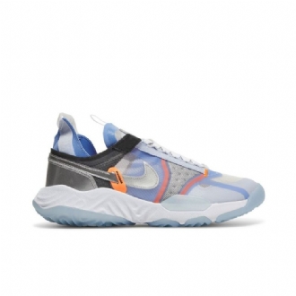 Air Jordan Delta Breathe Hvit Blå Svart Sølv Herresko