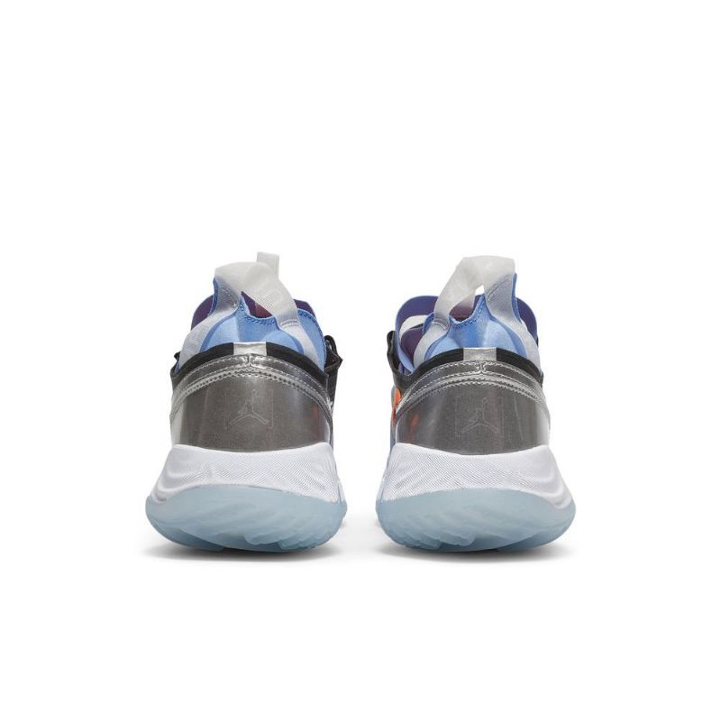 Air Jordan Delta Breathe Hvit Blå Svart Sølv Herresko