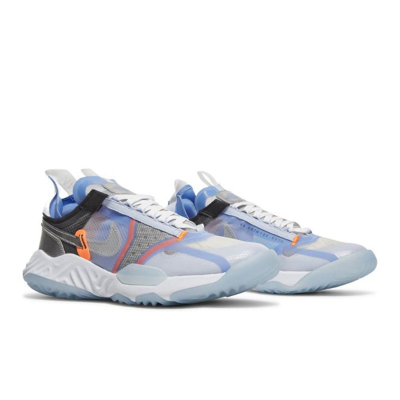 Air Jordan Delta Breathe Hvit Blå Svart Sølv Herresko