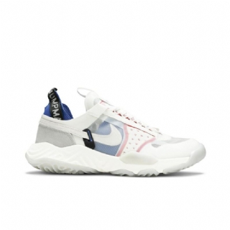 Air Jordan Delta Breathe Hvit Grå Blå Rød Herresko