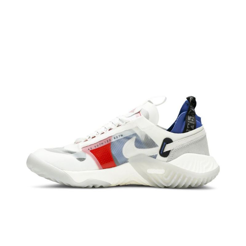Air Jordan Delta Breathe Hvit Grå Blå Rød Herresko