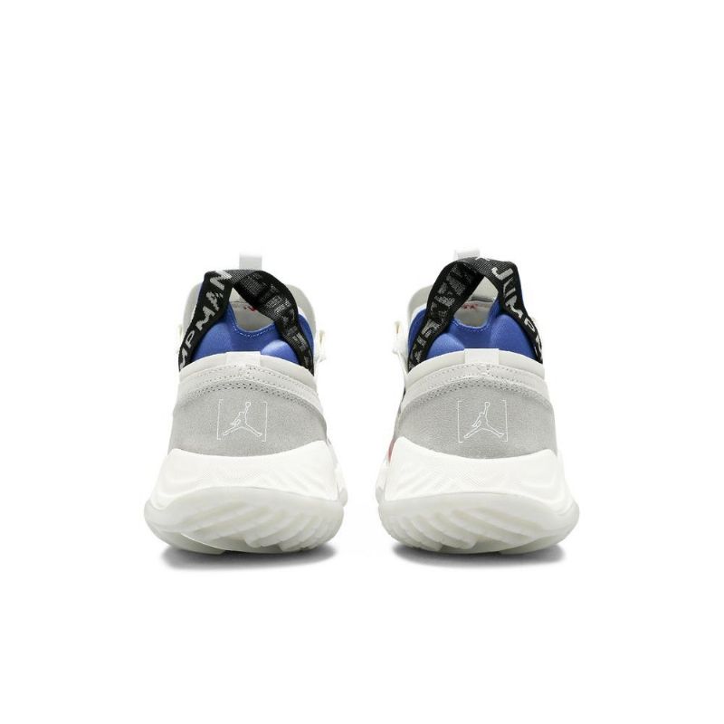 Air Jordan Delta Breathe Hvit Grå Blå Rød Herresko