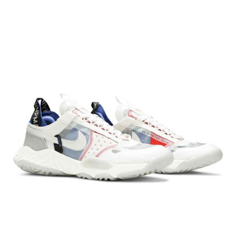 Air Jordan Delta Breathe Hvit Grå Blå Rød Herresko