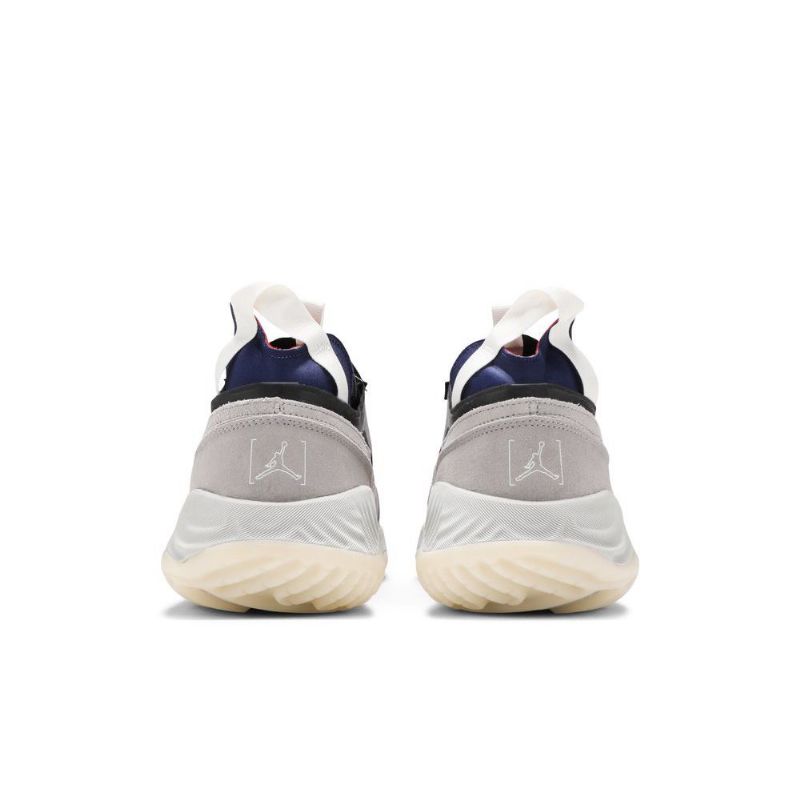 Air Jordan Delta Breathe Hvit Rød Grå Svart Herresko
