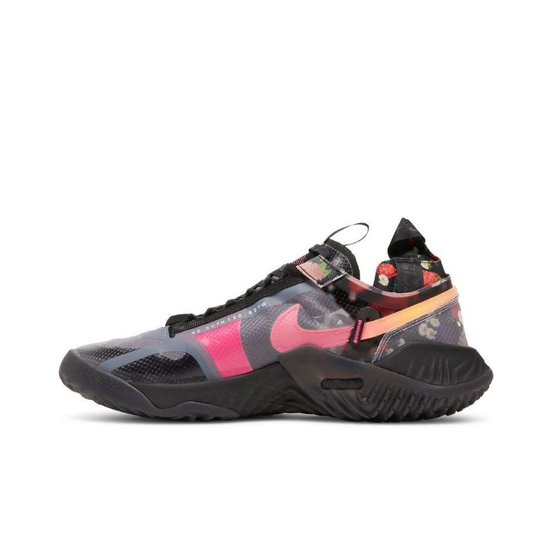 Air Jordan Delta Breathe Svarte Flerfargede Herresko