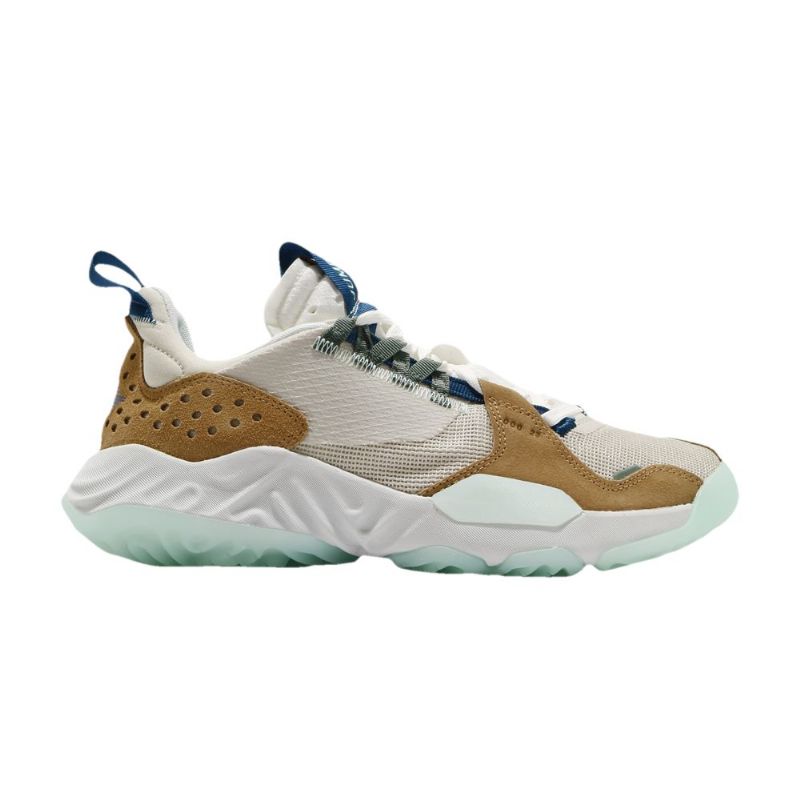 Air Jordan Delta Hvit Brun Blå Herresko