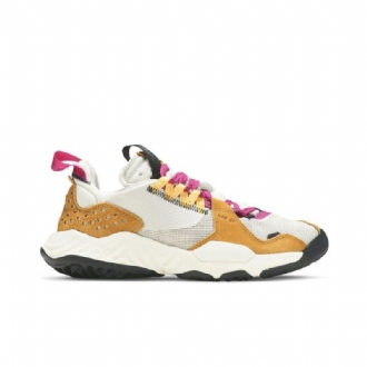 Air Jordan Delta Hvit Brun Lilla Svart Damesko