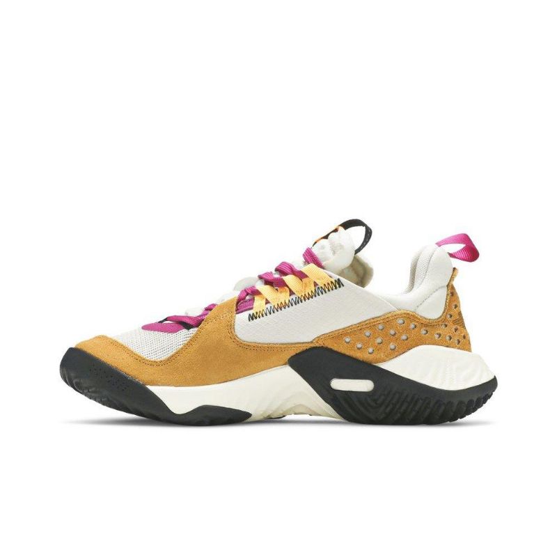 Air Jordan Delta Hvit Brun Lilla Svart Damesko