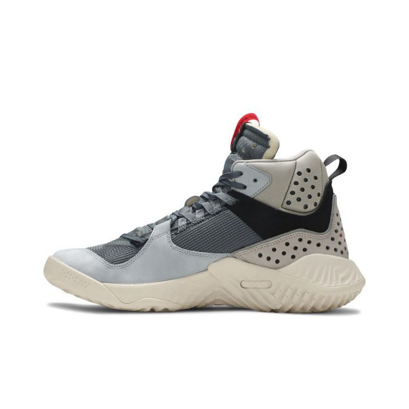 Air Jordan Delta Mid Grå Svart Rød Herresko