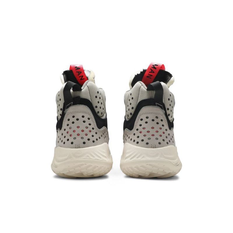 Air Jordan Delta Mid Grå Svart Rød Herresko