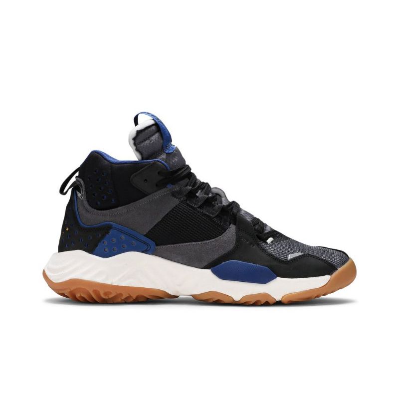 Air Jordan Delta Mid Svart Grå Blå Herresko