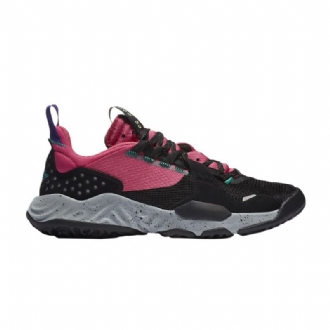 Air Jordan Delta Svart Lilla Grønn Herresko