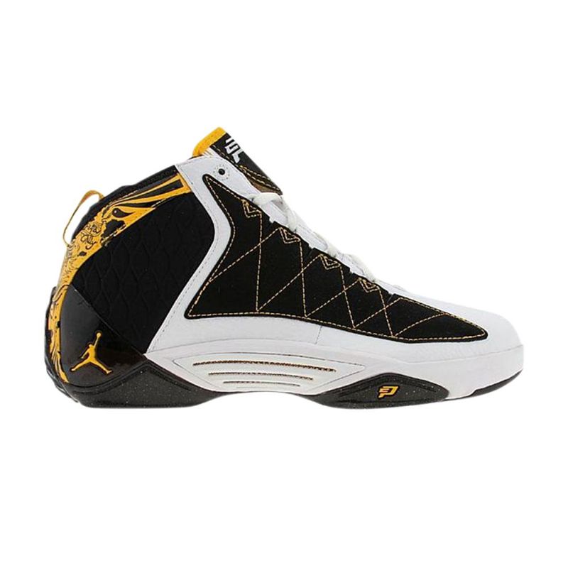 Air Jordan Cp3 Cp3.ii Hvit Gul Svart Herresko