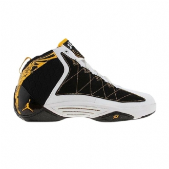 Air Jordan Cp3 Cp3.ii Hvit Gul Svart Herresko