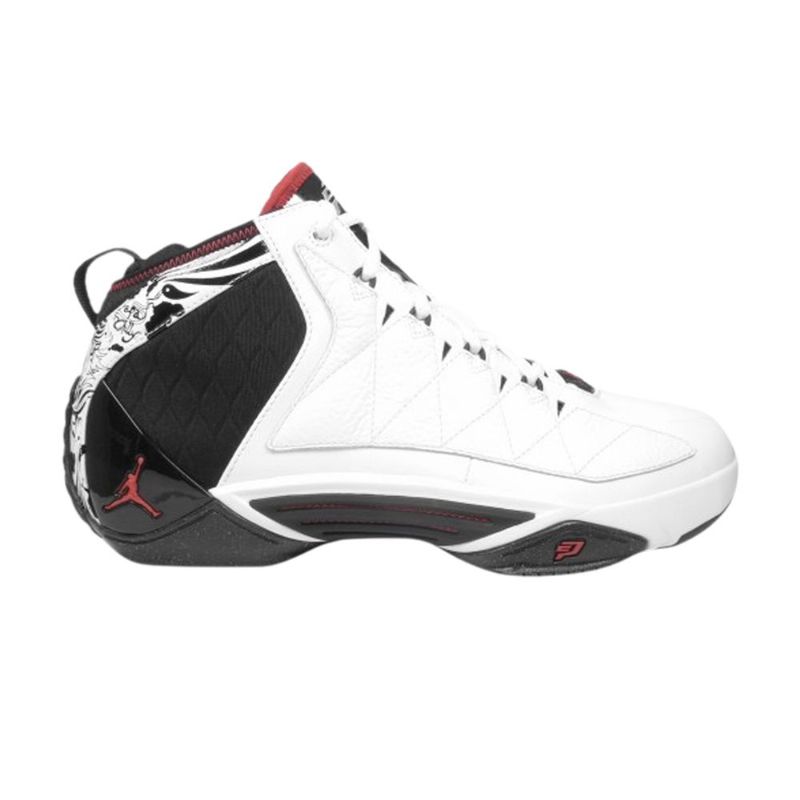 Air Jordan Cp3 Cp3.ii Hvit Svart Rød Herresko
