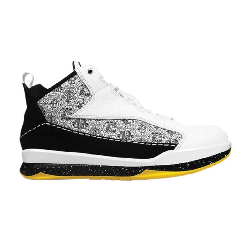 Air Jordan Cp3 Cp3.iii Hvit Gul Svart Herresko