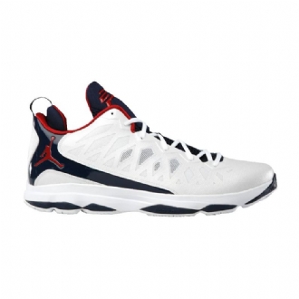Air Jordan Cp3 Cp3.vi Hvit Rød Marineblå Herresko