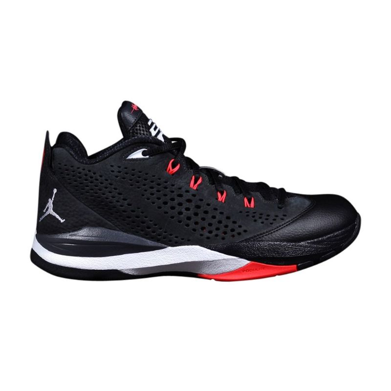 Air Jordan Cp3 Cp3.vii Sort Grå Rød Hvit Herresko