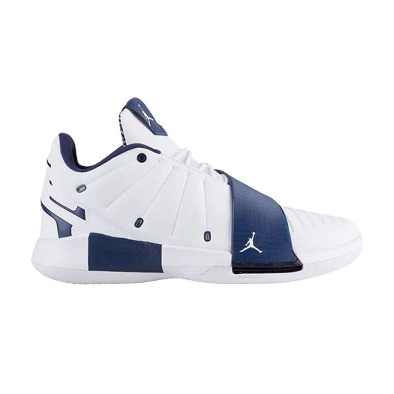 Air Jordan Cp3 Cp3.xi Tb Hvit Mørke Blå Herresko