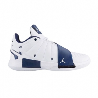 Air Jordan Cp3 Cp3.xi Tb Hvit Mørke Blå Herresko