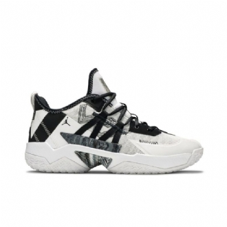 Air Jordan Westbrook One Take 2 Hvit Svart Grå Herresko