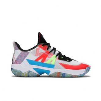 Air Jordan Westbrook One Take 2 Hvite Flerfargede Herresko