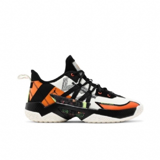 Air Jordan Westbrook One Take 2 Hvite Sorte Oransje Herresko