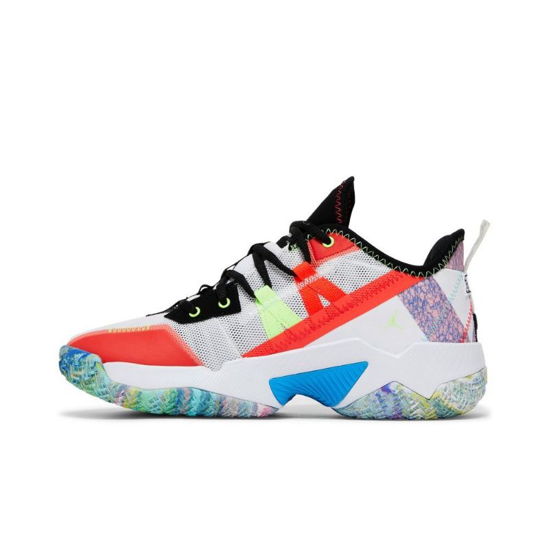 Air Jordan Westbrook One Take 2 Pf Hvit Flerfarget Herresko