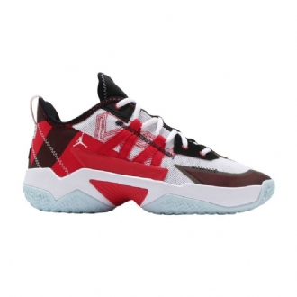 Air Jordan Westbrook One Take 2 Pf Hvit Rød Svart Herresko
