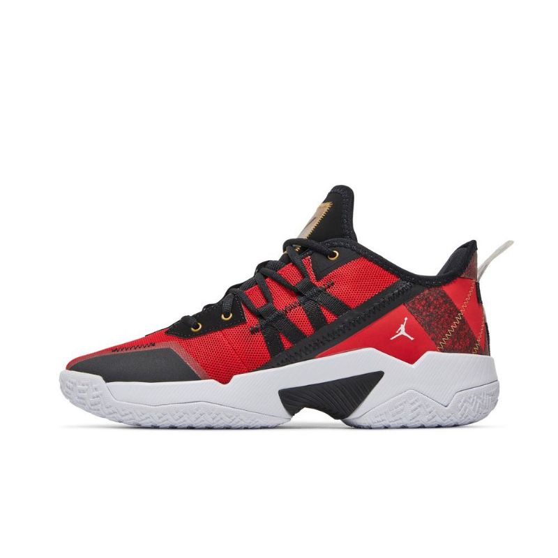 Air Jordan Westbrook One Take 2 Pf Rød Svart Gull Herresko