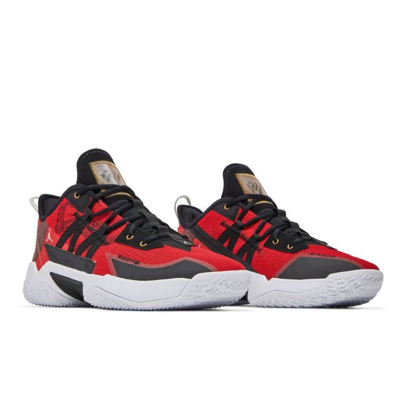 Air Jordan Westbrook One Take 2 Pf Rød Svart Gull Herresko